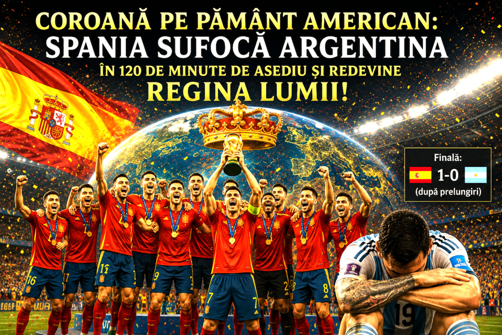 Spania este din nou campioana lumii! Ferran Torres a îngenuncheat Argentina în minutul 106 după o finală dominată de iberici